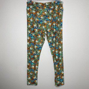 LuLaRoe, NWOT, Tall and Curvy Disney Donald Duck Cowboy Hat leggings.